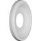 Ekena Millwork Traditional PVC Ceiling Medallion (Canopies up to 5 1/2"), 10"OD x 3 1/2"ID x 1 1/8"P, Unfinished CMP10TR - alternate 2